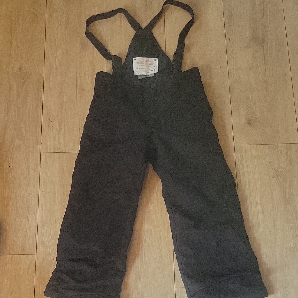 Stylish Kids' Black Overalls Snowpants